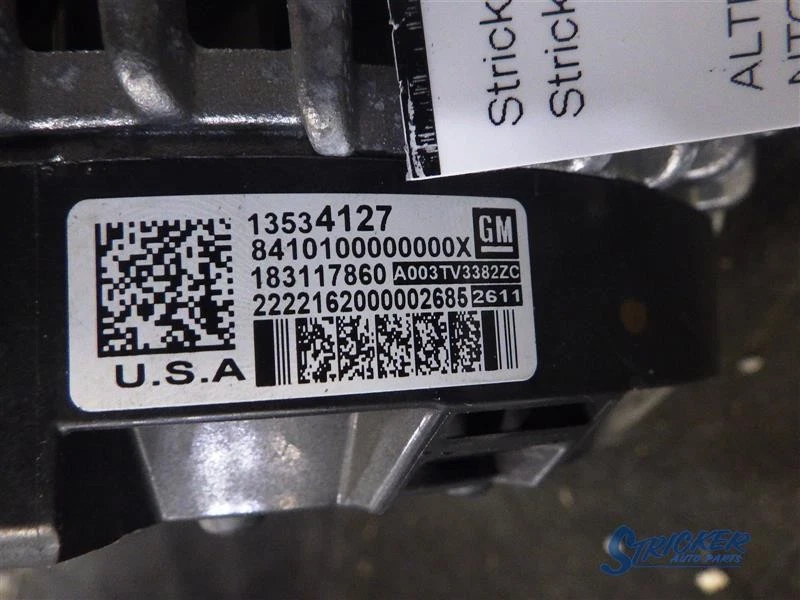 Alternador Chevrolet Silverado 2500 2023 220 Amp Opt KW5 13534127 1475 Foto 3 de 4