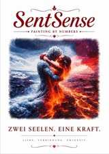 Malen nach Zahlen  "Zwei Seelen" 40x50