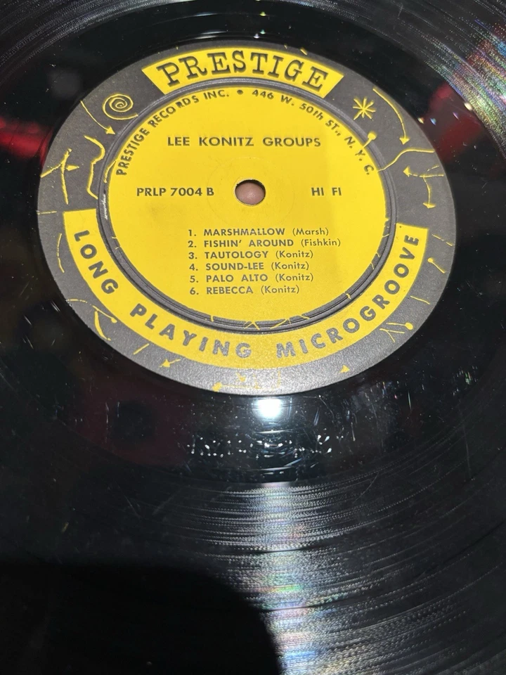 Lee Konitz Subconscious-Lee LP - Prestige PRLP 7004 Mono DG RVG 446 W 50th Hear - Image 4 of 4
