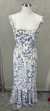 Reformation Dress Irisa in Blue Size 6 Cottagecore Boho Cocktail