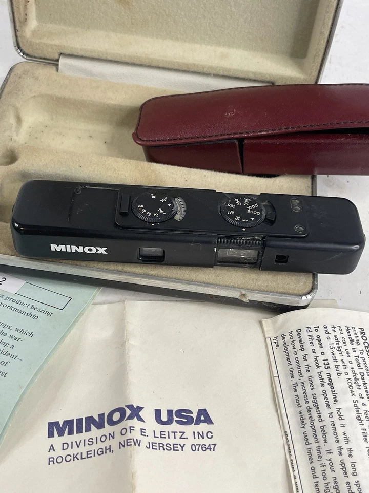 Cámara Minox Lx 8x11 mm Hecha en Alemania Número de serie 2509542. ENVÍO GRATIS Foto 2 de 4