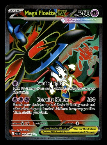 Mega Floette ex #101/086 Price - Chaos Rising | Pack Magik