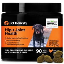 Pet Honesty Hip Joint Turmeric Health - Joint Supplement for Dogs, Omega-3 F...