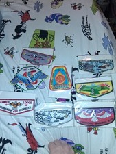 Lot Of 8 Boy Scout OA Kawida And Concave Patc...