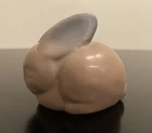 Vintage Van Briggle Bunny Rabbit Art Pottery Figurine Aspen Sunrise Glaze