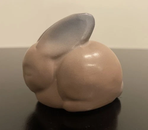 Vintage Van Briggle Bunny Rabbit Art Pottery Figurine Aspen Sunrise Glaze