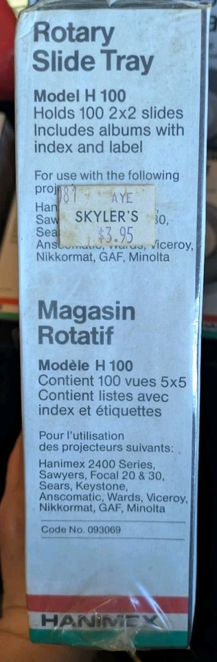 4 Magasin Rotating Rotary Slide trays 100 2x2 slides Vintage Harimax NOS - Image 4 of 4