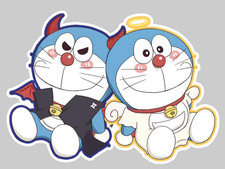  8 Doraemon Cute Waterproof Vinyl Sticker Decal Die-Cut
