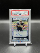 2016 Prizm Rookie Auto Blue Wave 23/149 Michael Thomas PSA 10 New Orleans Saints