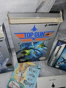 Top Gun Lot Of 3 (Nintendo, NES, GBA) & Top Gun 2 Second Mission & Top Gun GBA.