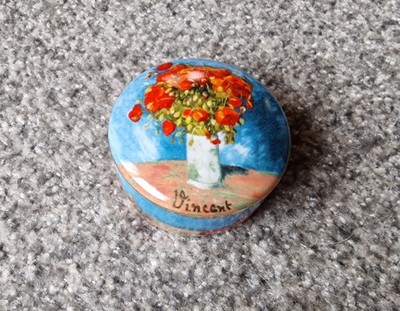 Porzellan Dose, Goebel, Artis Orbis, V. van Gogh, Coquelicots