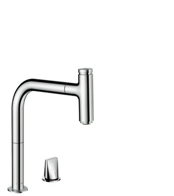 Hansgrohe HG 2-Loch SPTM 200 Metris Select M71 Ausziehauslauf 1jet sBox chrom