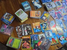Mixed Trading Card Lot 100+ Pokemon Naruto Star Wars Digimon DBZ Marvel Rare