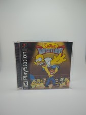 The Simpsons Wrestling Sony PlayStation 1 PS1 Complete with Registration Card