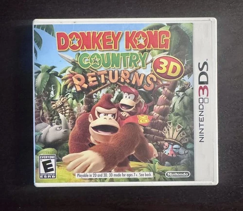 Nintendo 3DS Donkey Kong Country Returns 3D Complete Video Game