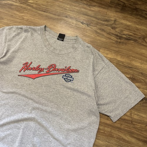 Vintage 90’s 1997 Harley Davidson HOLUBEK Bike Graphic T Shirt Single Stitch XXL - Picture 2 of 8