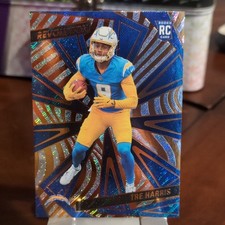 Panini 2025 Revolution Rookie Tre Harris #243 Los Angeles Chargers Football Card