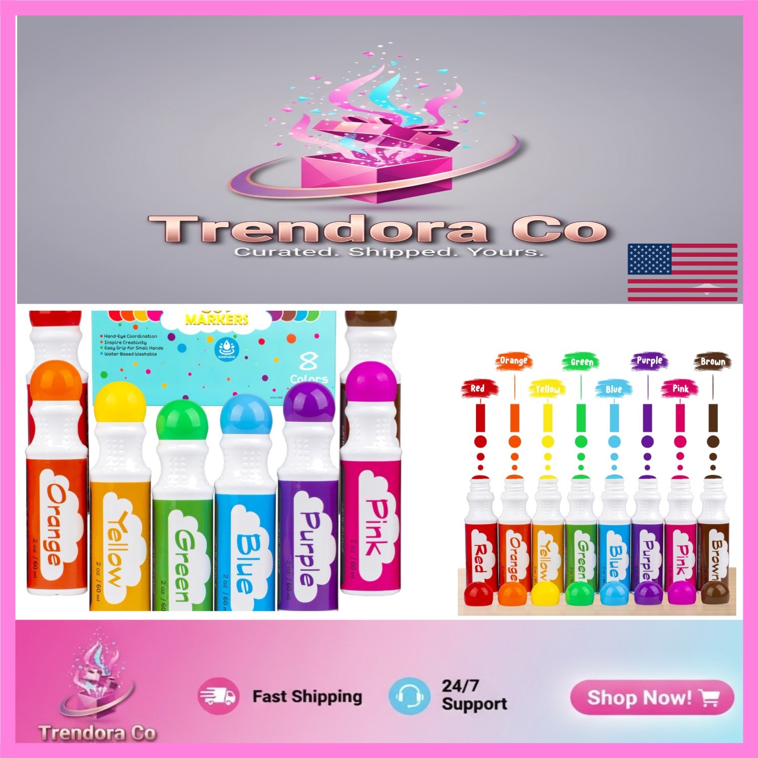 - 8 Color Art Kit For Imagination And Learning