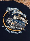 VINTAGE HARLEY DAVIDSON BAD TO THE BONE LONG ISLAND NY KNICKS BIKER T-SHIRT XL — photo 9
