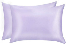 100 Mulberry Silk Pillowcases Set of 2 for Hair and Skin and Super Soft and Bre