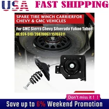 924-510 Spare Tire Winch Hoist Carrier for Chevy Silverado GMC Sierra 1500 6 Lug