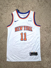 Jalen Brunson #11 NY White Knicks Men's Stitched Jerseys (S-2XL)