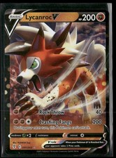 Lycanroc V Ultra Rare SWSH07: Evolving Skies 091/203 NM