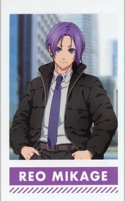 Reo Mikage Life-Size Character Card BLUELOCK POP UP SHOP Collectible