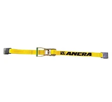 Ancra 45982-11 Ratchet Tie Down with Long Wide Handle and 2 30 Feet Flat Hooks