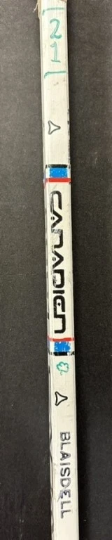 Vtg Mike Blaisdell Game Used 1982-83 Season #21 Canadien 6001 Hockey Stick #239 - Image 3 of 3