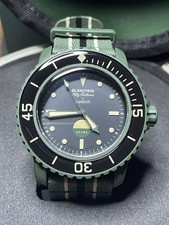 Swatch x Blancpain Fifty Fathoms Green Abyss ...