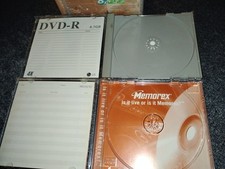 7 EMPTY DVD-r/rw Cases with Inserts Memorex LG Vintage Storage Media