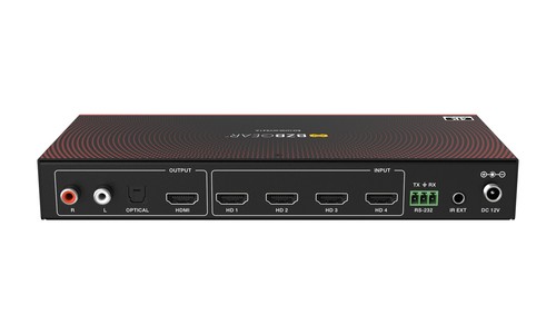 BZBGEAR 4x1 4K UHD HDMI Seamless Switcher/Quad MultiViewer w/ Audio De-Embedding - Picture 10 of 10