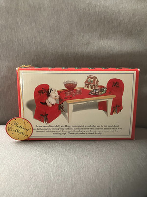 Grand VanderBall Punch bowl and cups 1998 open at one end of box. Vintage, New