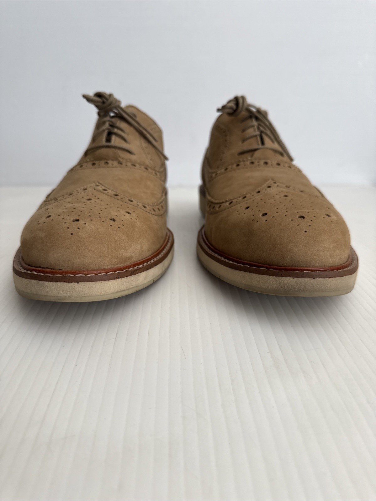 SAOLA Oxford a coda di rondine Cole Haan Morris da uomo C33849 Nabuk beige 13 M