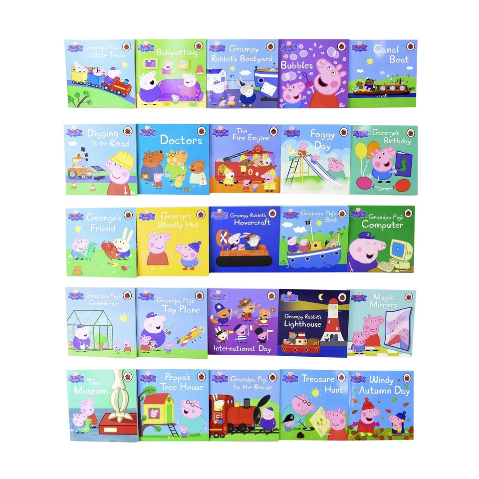 The Incredible Peppa Pig Collection 50 Books Box Set By Ladybird - Ages 5-7 - PB - Image 4 of 4