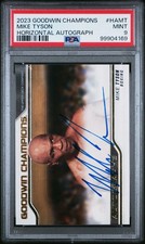 2023 GOODWIN CHAMPIONS HORIZTONAL AUTO #HAMT MIKE TYSON PSA 9