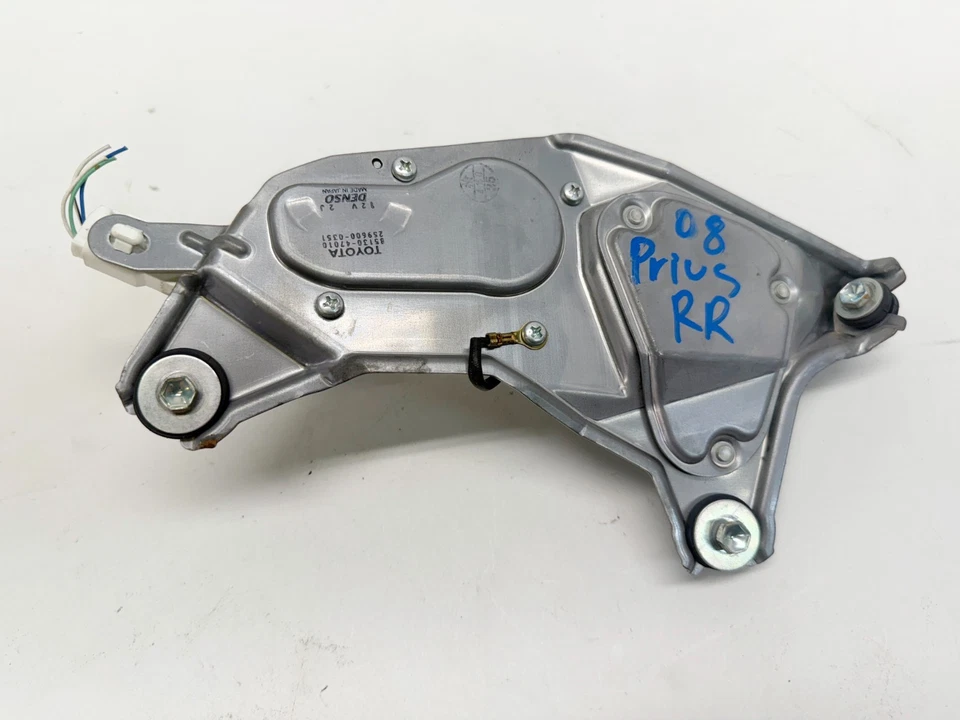 Motor limpador de para-brisa traseiro Toyota Prius N50725 2004-2009 85130-47010 fabricante de equipamento original - Imagem 3 de 4