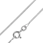 TRENDOR Jewelry Necklace 925 Sterling Silver Curb Chain 1.2mm Wide 41086