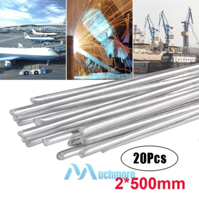 Fast Melt Welding Rods Low Temperature Aluminum Wire Brazing 20pcs - 2.0mm*500mm