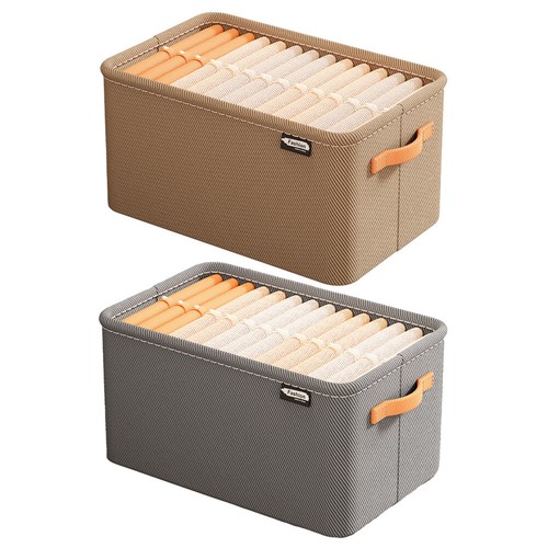 Thickened Jeans Storage Box Closets Clothes Container Foldable Household Storage - Picture 7 of 17