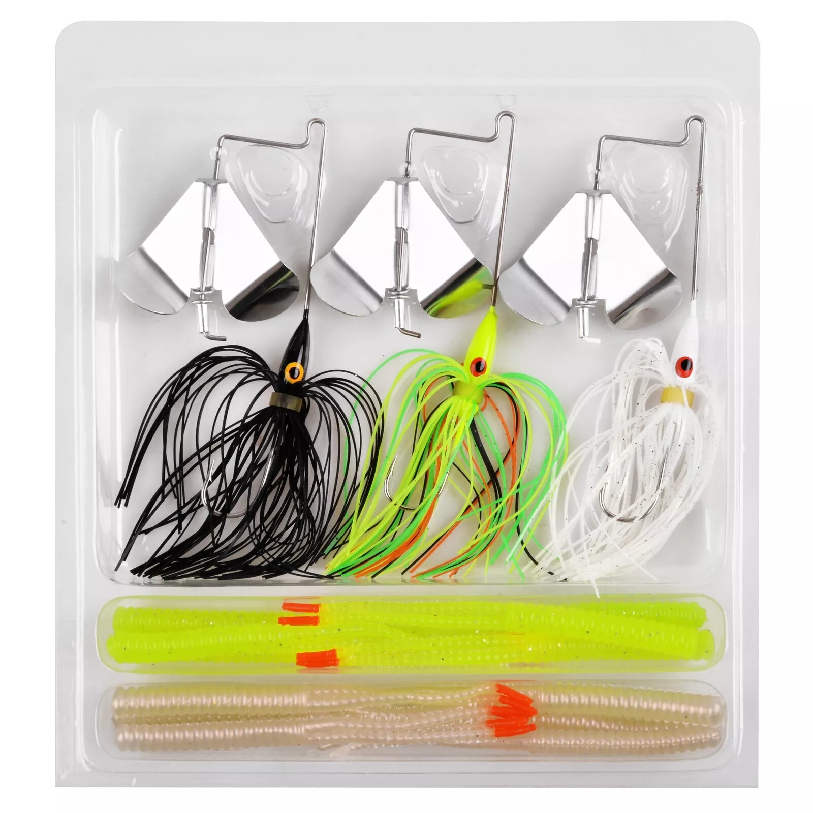 1 Set Buzzbait Fishing Lure Kit Spinnerbaits Buzz Bait Bass Fishing Baits Lures - Image 12