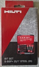 Hilti Set di Bit S-BSP+ 25/1" (35) Acciaio #2039199, 35 Bit e Dadi