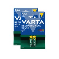 2X Varta Solar Akku Micro Aaa HR03 Nimh 550 Mah 56733 2Er Blister
