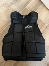 Black Lightweight Jockey Riding Vest Size Sma...