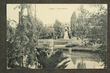 Freital Deuben - König Albert Park mit Denkmal / AK 38