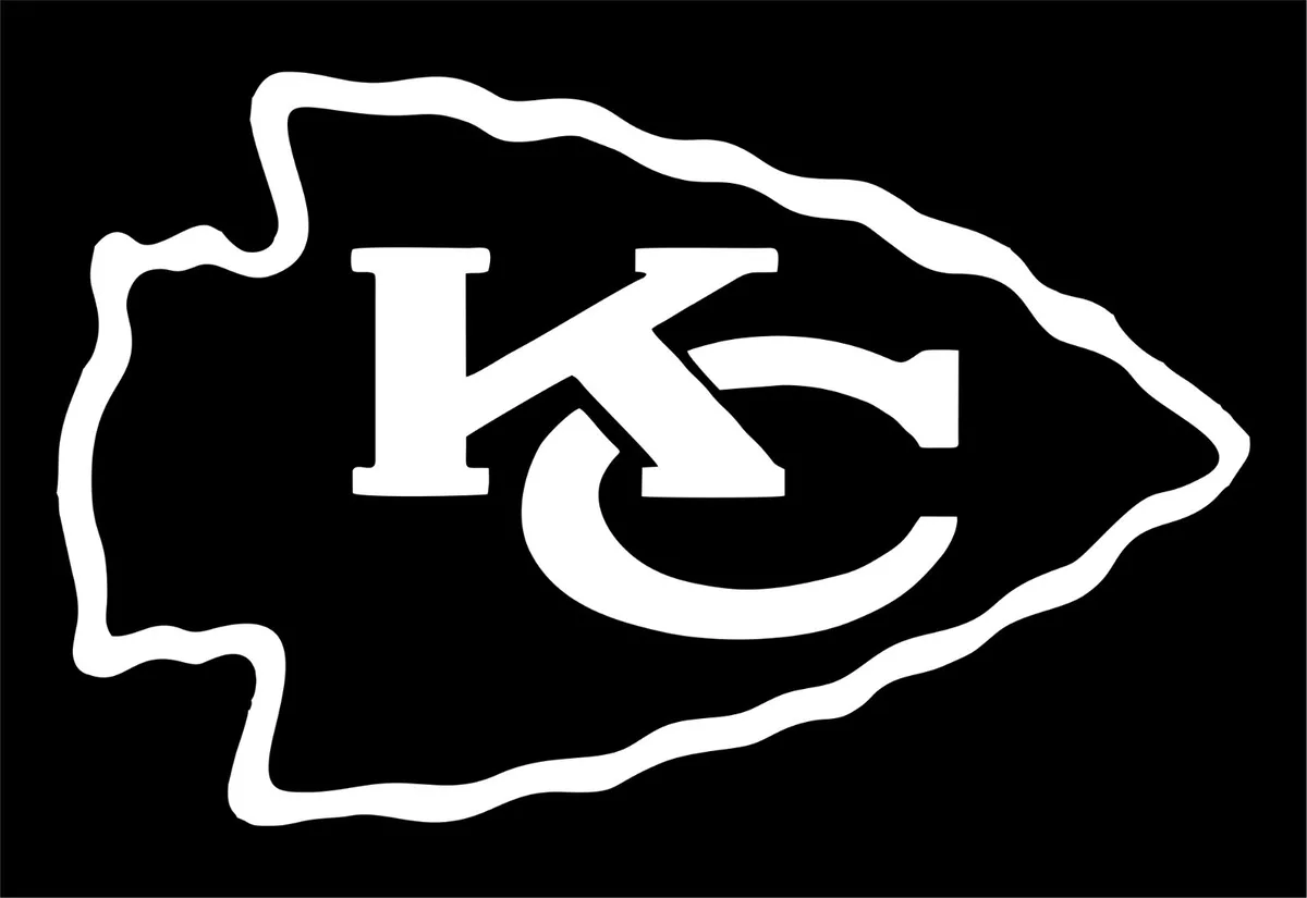 Kansas City Chief's KC Logo Vinyl Decal Sticker Car Truck Window