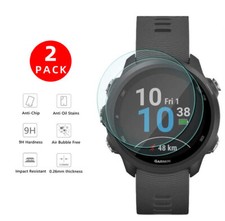 2x Tempered Glass Screen Protector Film For Garmin Forerunner 245 /245 Music