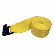 3'' Winch Strap with Flat Hooks, 27'