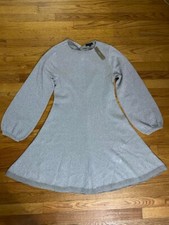 J CREW DRESS, silver color, size M, shimmery- NWT